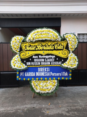 Papan Bunga Duka di Tamansari