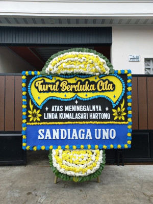 Papan Bunga Duka di Tamansari
